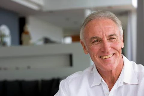 Portrait of senior man Stock Photos