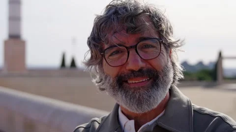 Portrait of senior man smiling Stock Footage 271009595