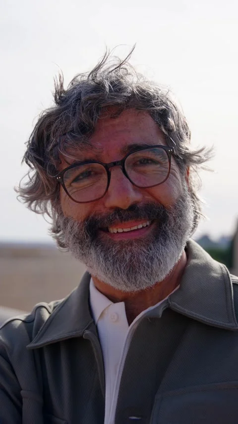 Portrait of senior man smiling Stock Footage 271108395