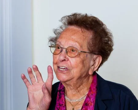 Portrait of a senior Foto stock
