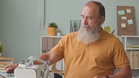 Portrait of Senior Software Engineer at Workplace 스톡 동영상 222772187