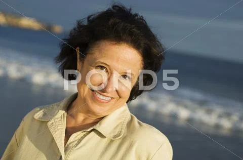 Portrait Of A Senior Woman Stock Photos