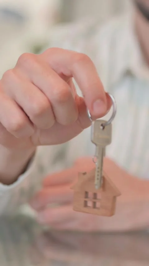 Portrait of Serious Creative Young Man, vertical video Vidéo 325564142