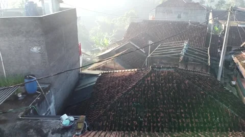 Portrait of settlements in Garut district Stock Footage 235781049