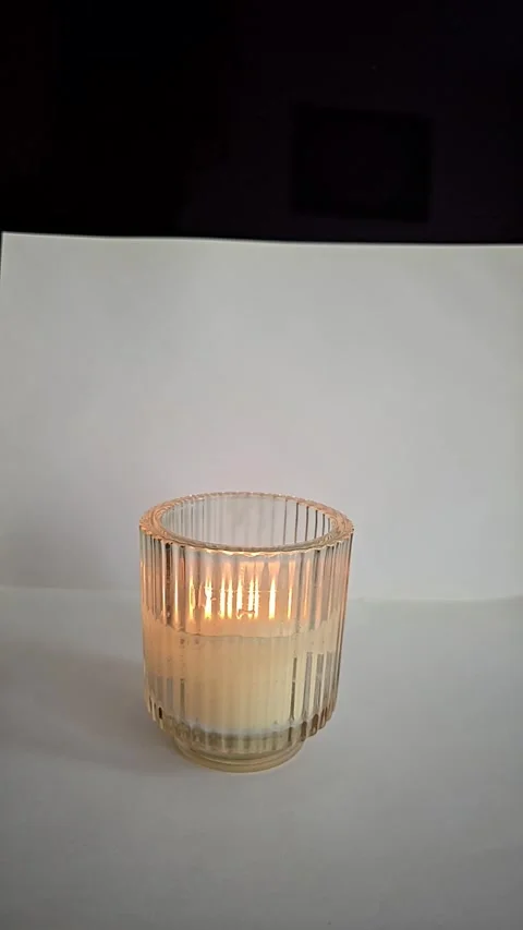 Portrait Slow Motion Candle Blown Out Stock Footage 308659466