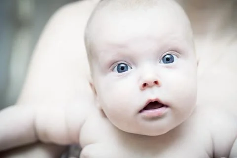 Portrait of a a small child Stock Photos