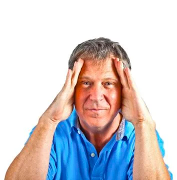 Portrait of smart gesturing man Stock Photos