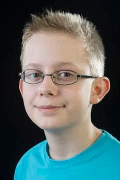 Portrait of smiling boy Stock Photos
