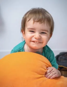 Portrait of a smiling child Stock Photos