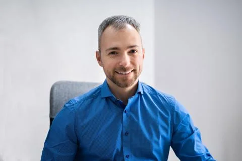 Portrait Of Smiling Man Stock Photos