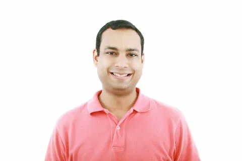 Portrait of a smiling man in a studio Stock Photos
