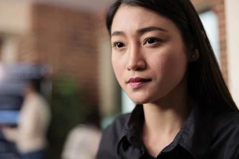 Portrait of software developer coding machine learning firewall application 写真素材