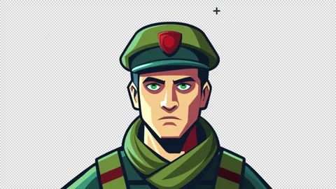 Portrait of a special forces soldier. Stock Footage 321871087