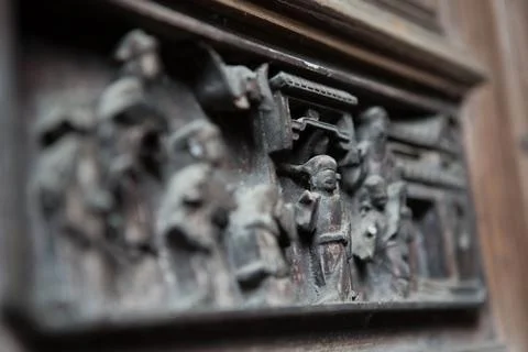 Portrait of The statue Stock Photos