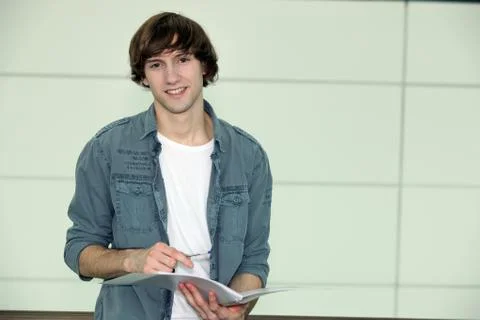 Portrait of a student Stock Photos