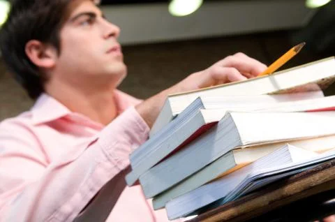Portrait of a student Stock Photos
