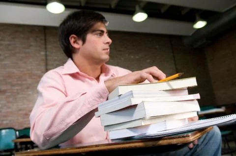 Portrait of a student Stock Photos