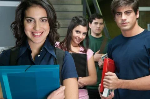 Portrait of a students Stock Photos