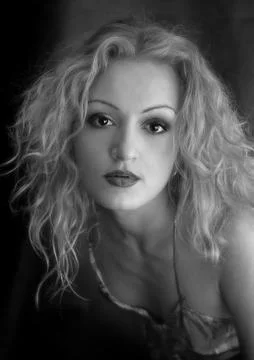 Portrait in studio Stock Photos