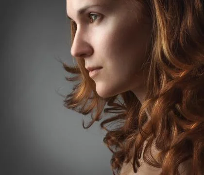 Portrait in studio Stock Photos