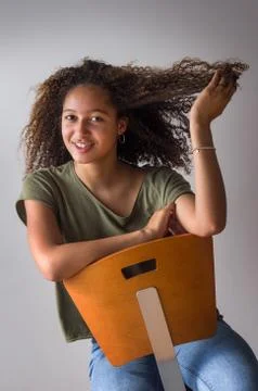 Portrait Studio Session Stock Photos