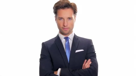 Portrait of a successful businessman 動画素材 45873553