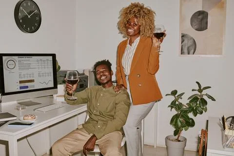 Portrait of Successful Developers in Office Stock Photos