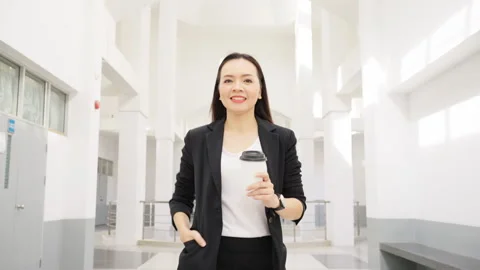 Portrait Of Successful 스톡 동영상 164911199