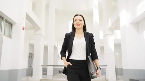 Portrait Of Successful 스톡 동영상 164911275