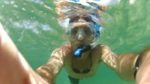 Portrait swim 3 Stock Footage 24338270