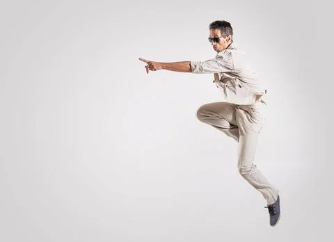 Portrait of a talented dancer making a dance move Stock-Fotos