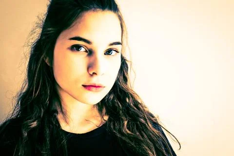 Portrait of a teenage girl. Stock Photos