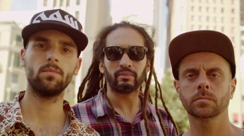 Portrait of three young men Video stock 61274349