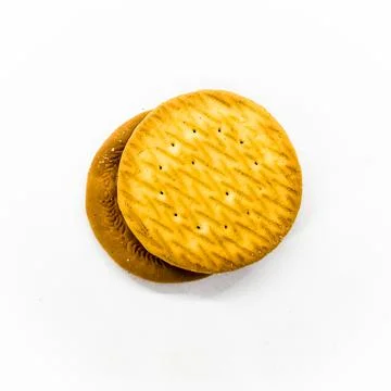 Portrait of two biscuits #2 Stock Photos