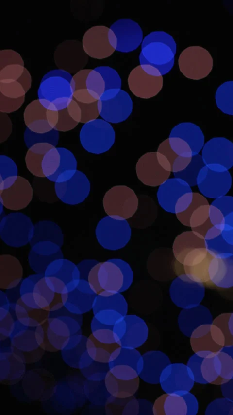 PORTRAIT - Unique Hypnotic Creative Bokeh Lights Vídeo Stock 242610308