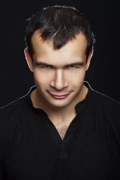 Portrait of wise man Stock Photos