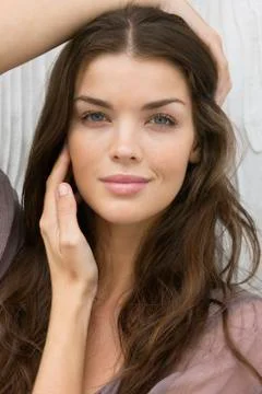 Portrait of a woman posing Stock Photos