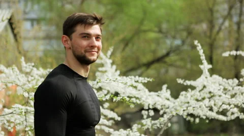 Portrait of a Young Athlete Stock Footage 62252668