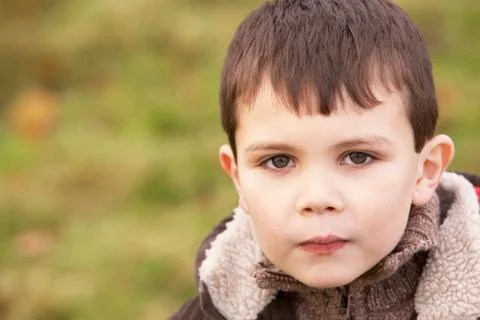 Portrait Of Young Boy Stock Photos