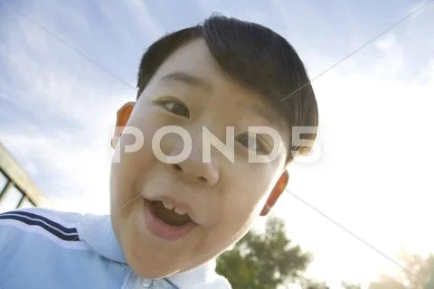Portrait of a young boy Stock Photos