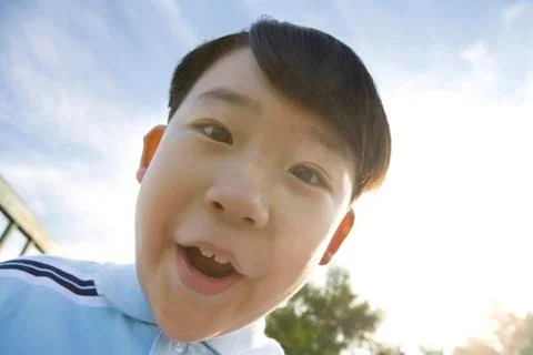 Portrait of a young boy Stock Photos