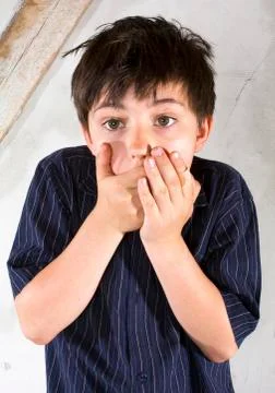 Portrait of a young boy Foto stock