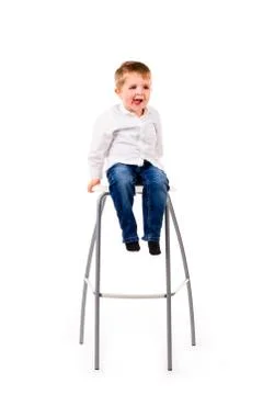 Portrait young boy Stock Photos