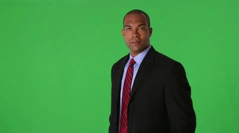 Portrait of young executive with suit Stock-Footage 11859902