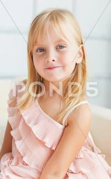 Portrait of young girl Stock Photos