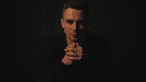 Portrait of a young guy Stock Footage 100137632