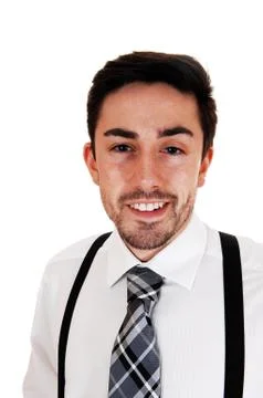 Portrait of young guy. Stock Photos