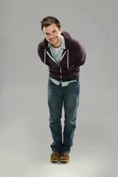 Portrait of Young Hip Man Posing Stock Photos