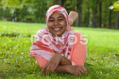Portrait of young indian teenage girl Stock Photos