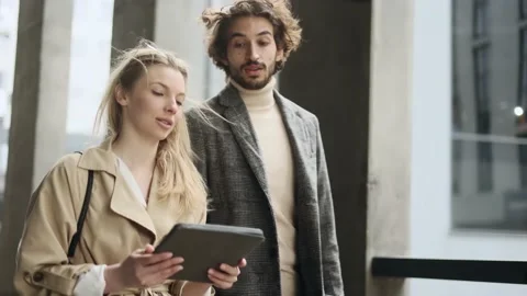 Portrait of young interracial team work together in project brainstorming Stock Footage 237017511